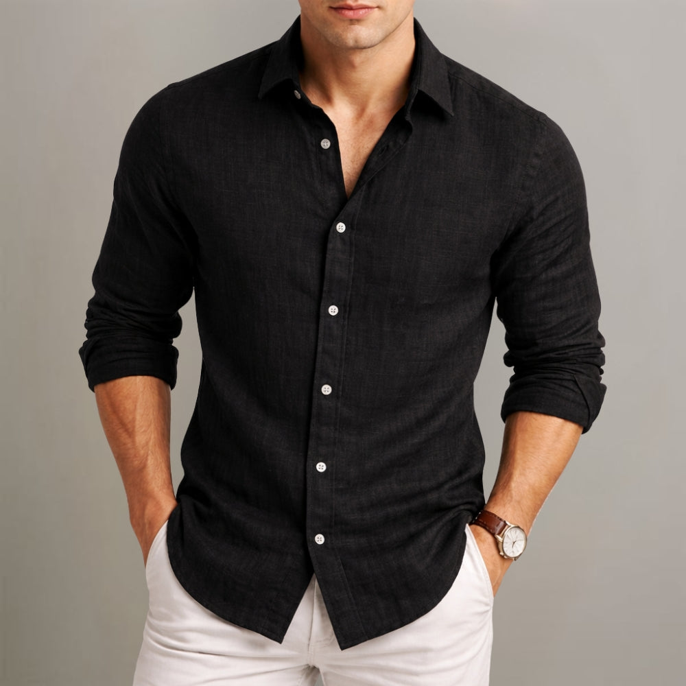 Nolan Cotton Linen Shirt