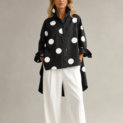 Margot Spotted Denim Overshirt