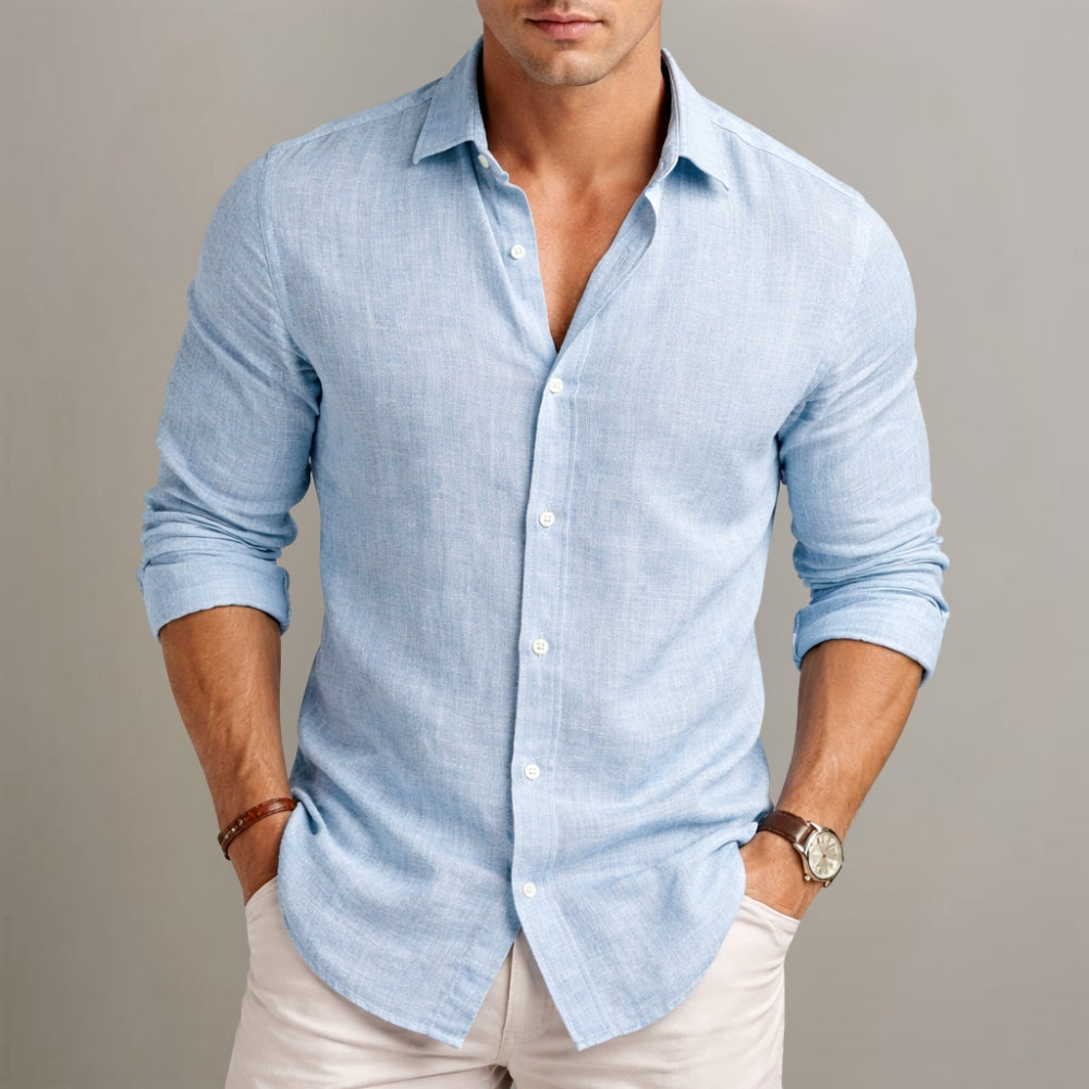 Nolan Cotton Linen Shirt
