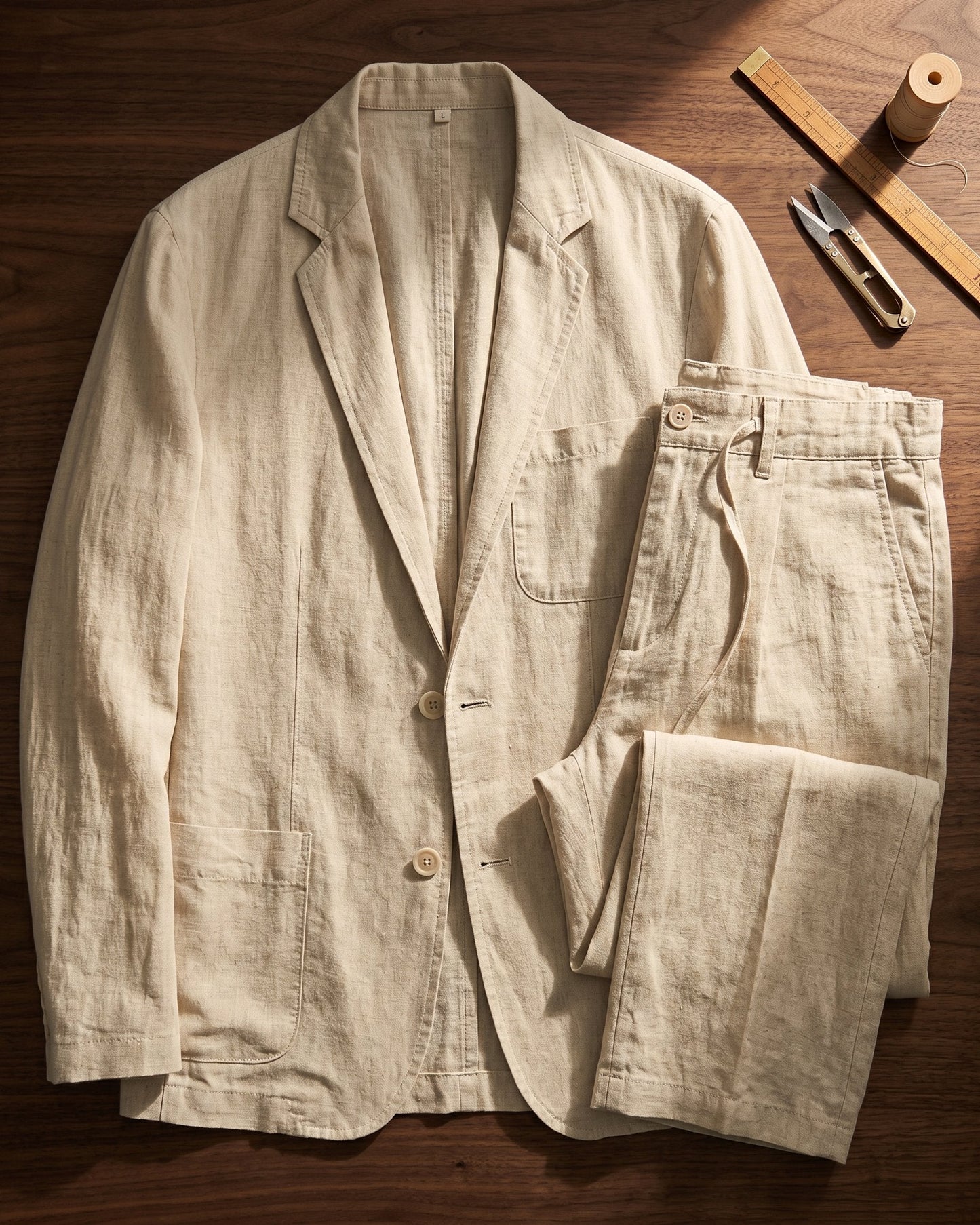 Emilio Linen Suit Set