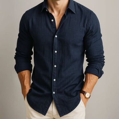 Nolan Cotton Linen Shirt