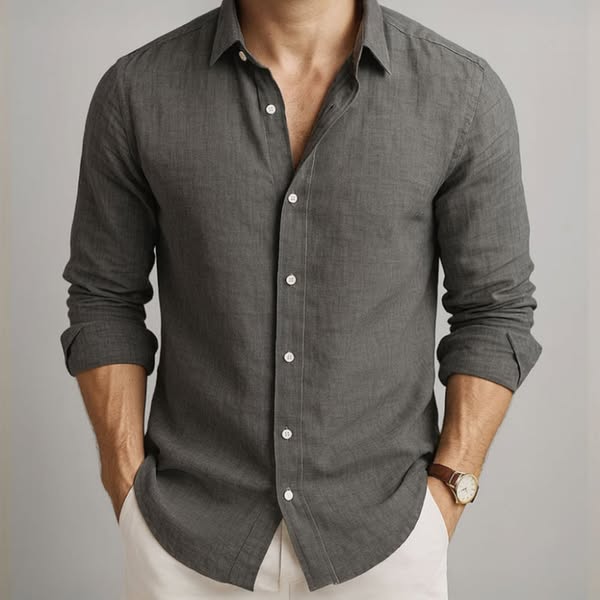 Nolan Cotton Linen Shirt