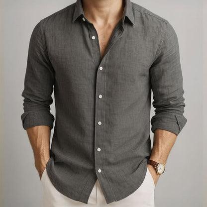 Nolan Cotton Linen Shirt