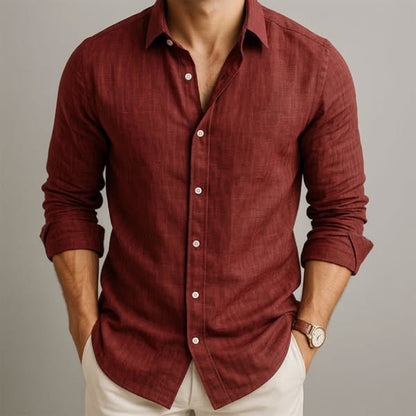 Nolan Cotton Linen Shirt