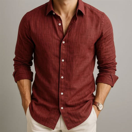 Nolan Cotton Linen Shirt