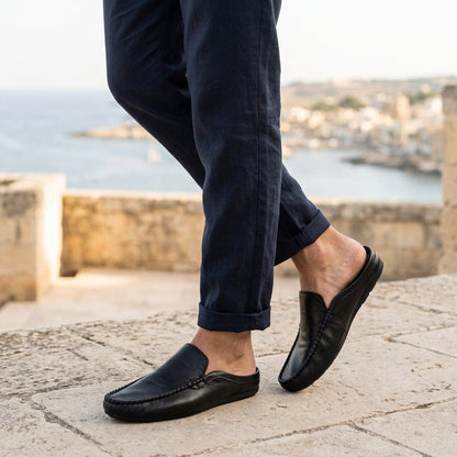 Mavori Leather Mules