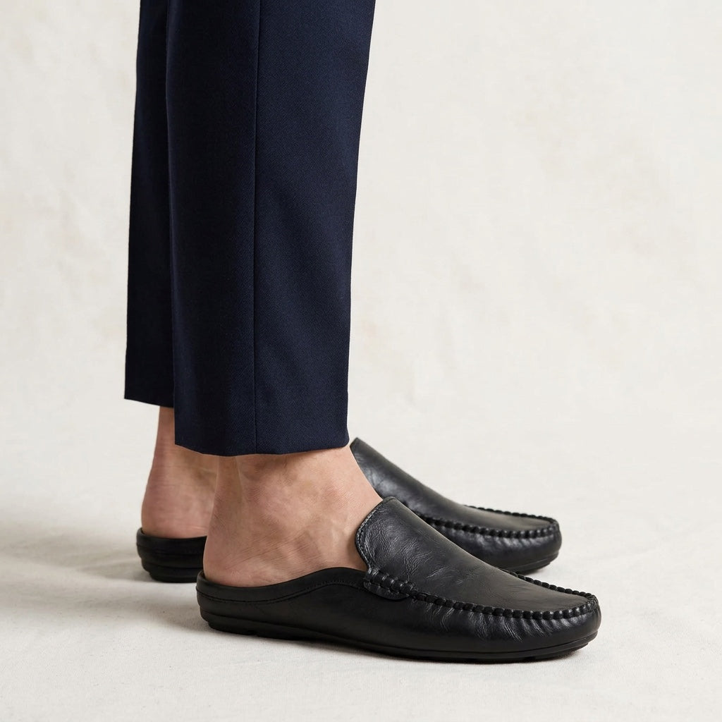 Mavori Leather Mules