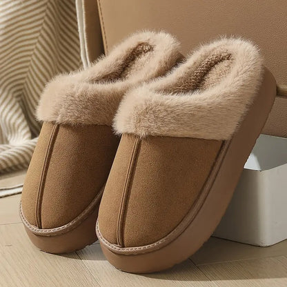Freya Plush Slip-On Slippers