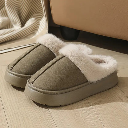 Freya Plush Slip-On Slippers