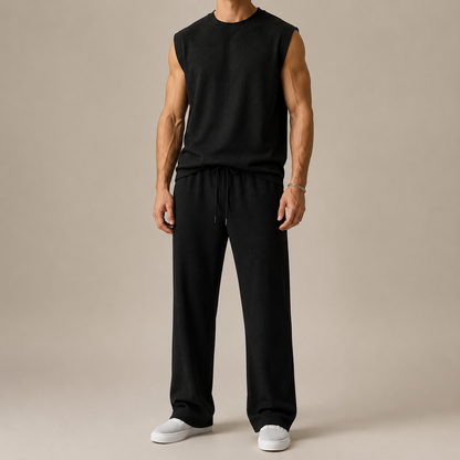 Sleeveless Knit Comfort Set
