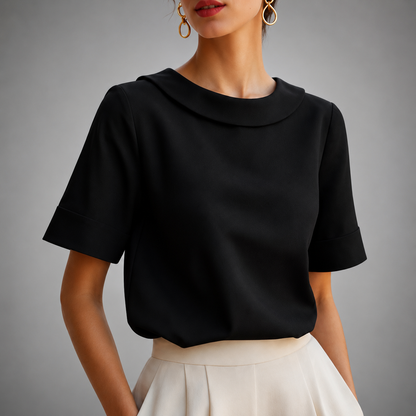 Clifton Round Neck Blouse