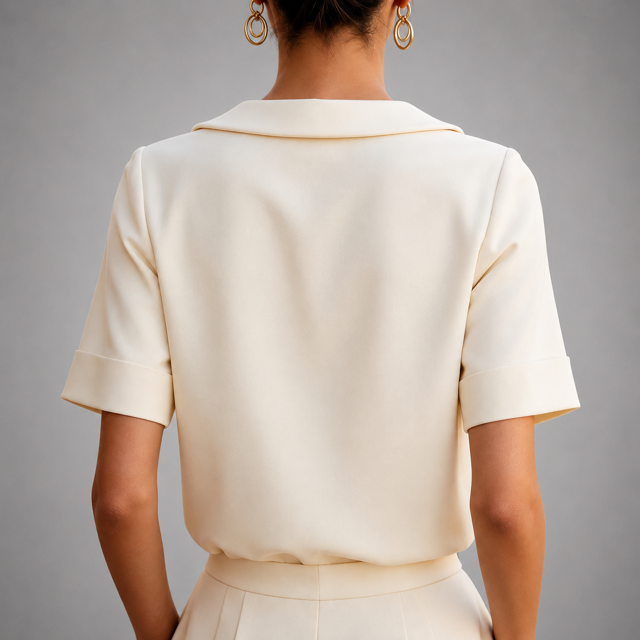 Clifton Round Neck Blouse