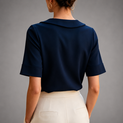 Clifton Round Neck Blouse