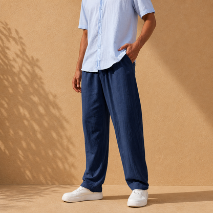 Bennett Cotton Linen Trousers