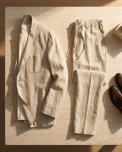 Emilio Linen Suit Set