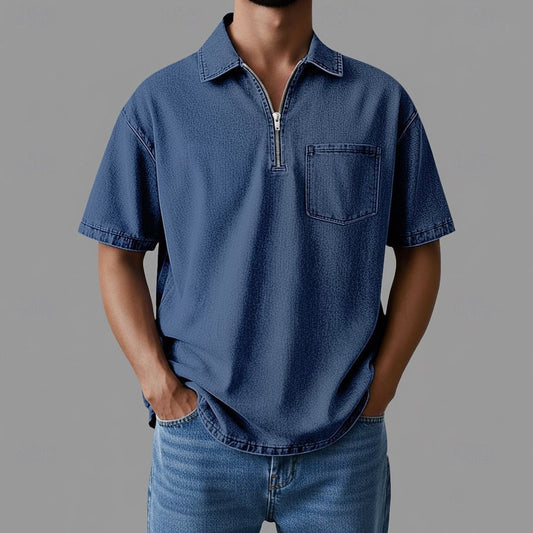 Auden Zip Denim Shirt