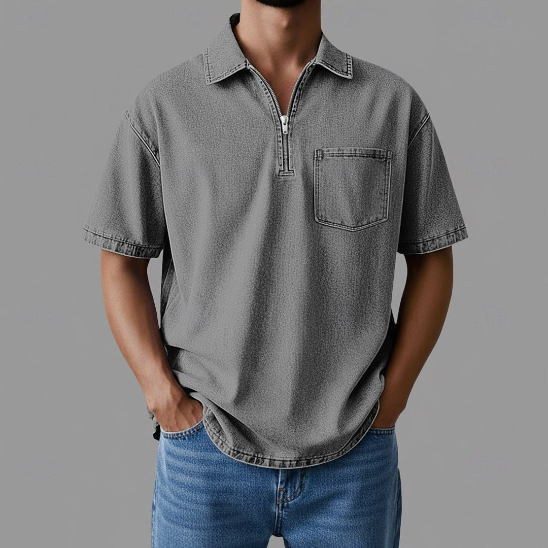 Auden Zip Denim Shirt