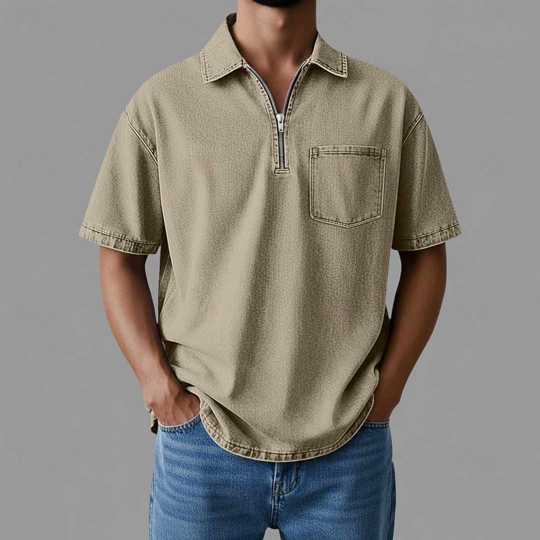 Auden Zip Denim Shirt