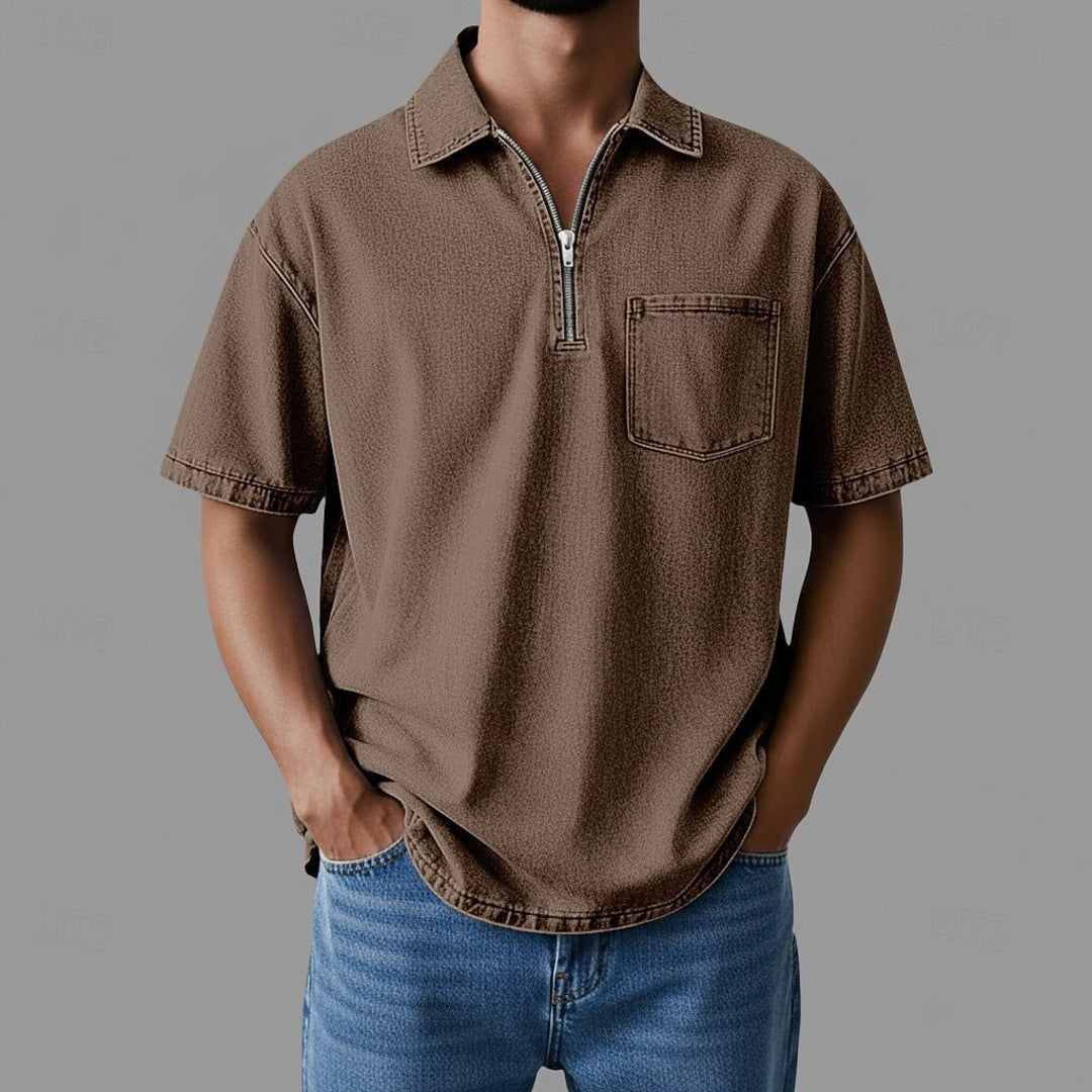 Auden Zip Denim Shirt