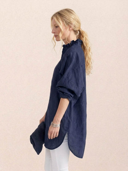 Oversized 100% Cotton Linen Shirt