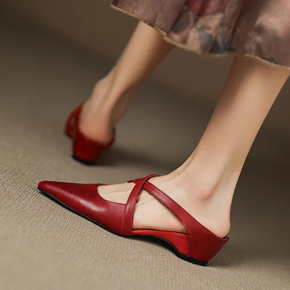Marlowe Handcrafted Leather Mules