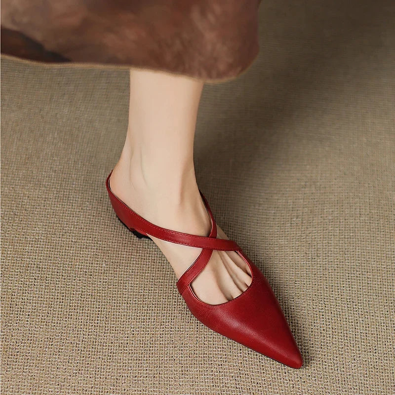 Marlowe Handcrafted Leather Mules