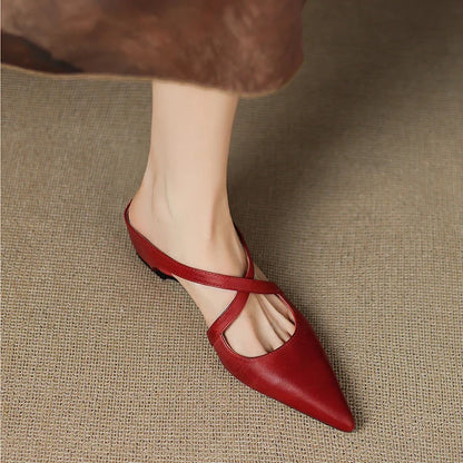 Marlowe Handcrafted Leather Mules