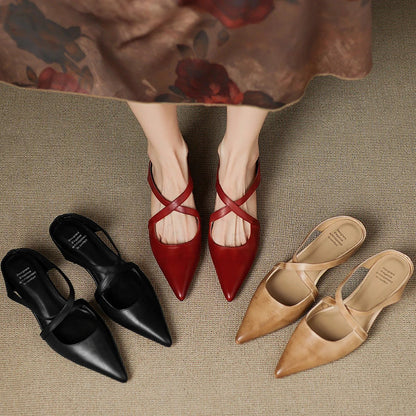 Marlowe Handcrafted Leather Mules