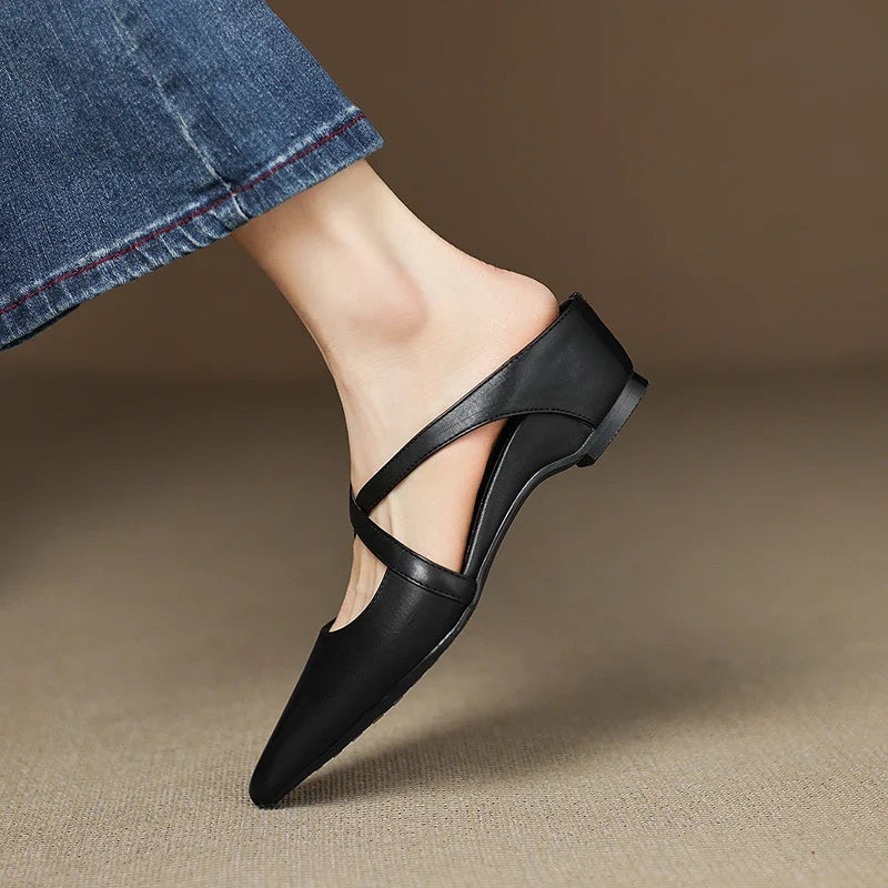 Marlowe Handcrafted Leather Mules