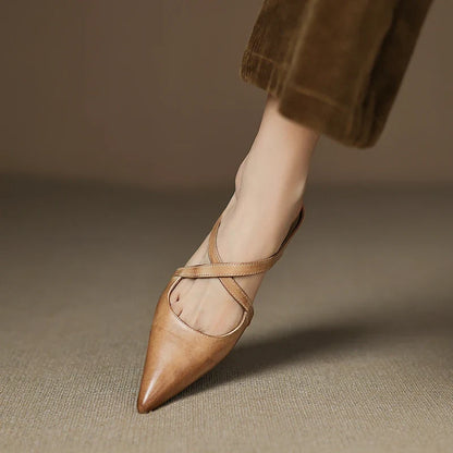 Marlowe Handcrafted Leather Mules