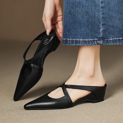 Marlowe Handcrafted Leather Mules