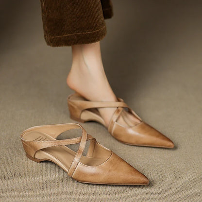 Marlowe Handcrafted Leather Mules
