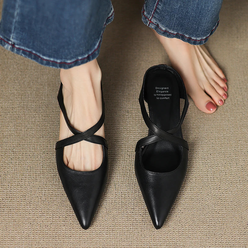 Marlowe Handcrafted Leather Mules