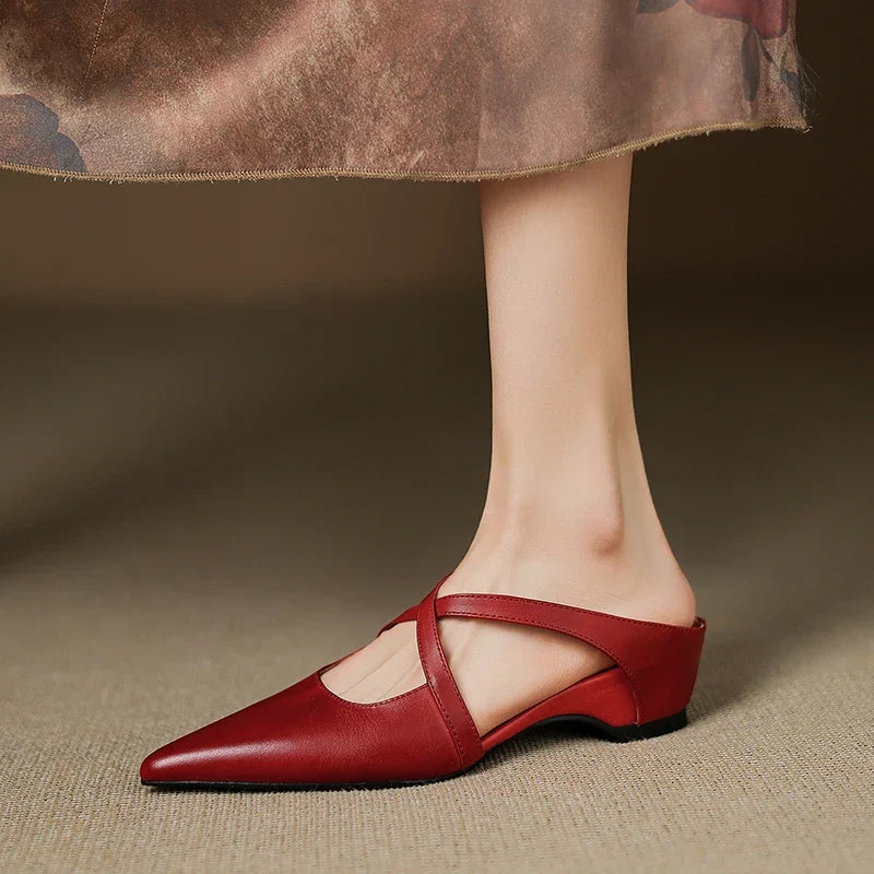Marlowe Handcrafted Leather Mules