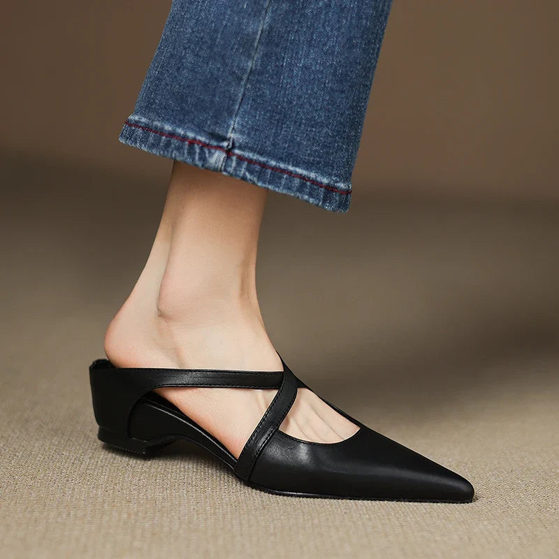 Marlowe Handcrafted Leather Mules