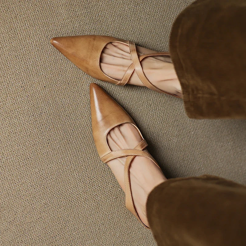 Marlowe Handcrafted Leather Mules