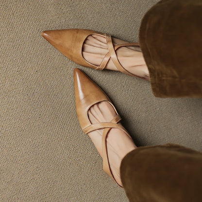 Marlowe Handcrafted Leather Mules