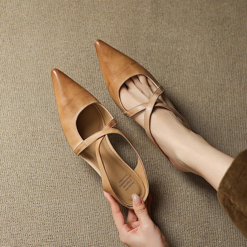 Marlowe Handcrafted Leather Mules