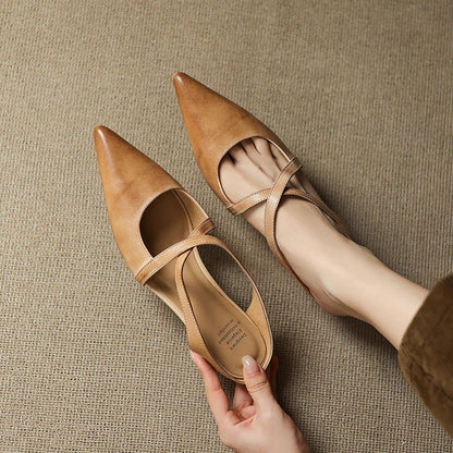 Marlowe Handcrafted Leather Mules