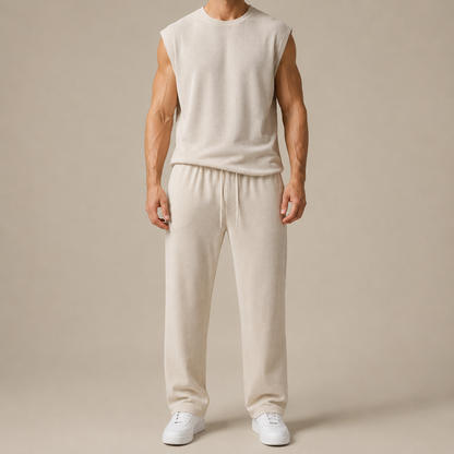 Sleeveless Knit Comfort Set