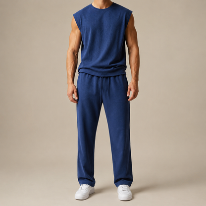 Sleeveless Knit Comfort Set