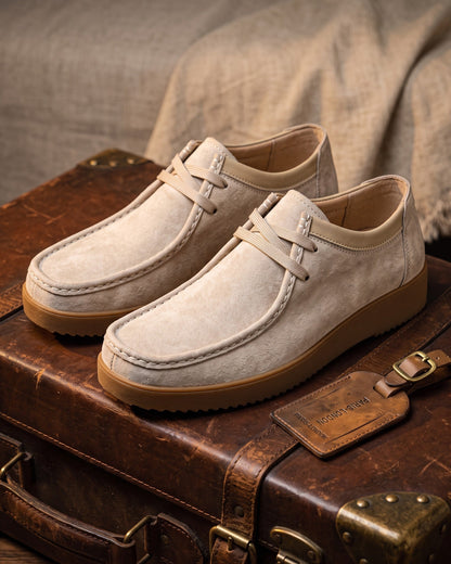 Loris Leather Moccasin Lace-Up