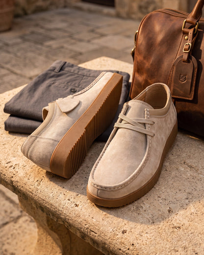 Loris Leather Moccasin Lace-Up