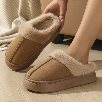 Freya Plush Slip-On Slippers