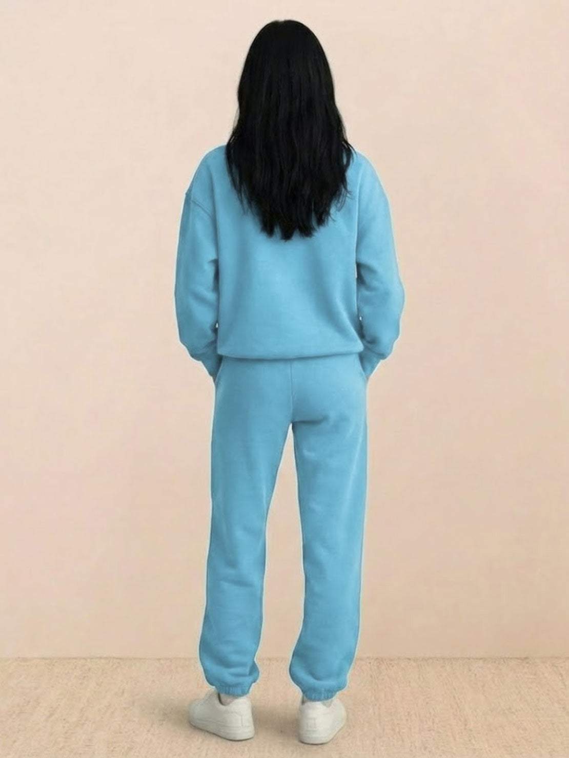 Athleisure at its Finest: Cotton-Blended Two-Piece Tracksuit