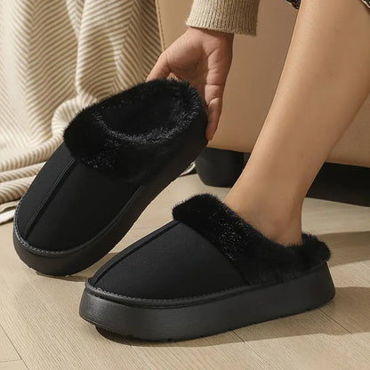 Freya Plush Slip-On Slippers