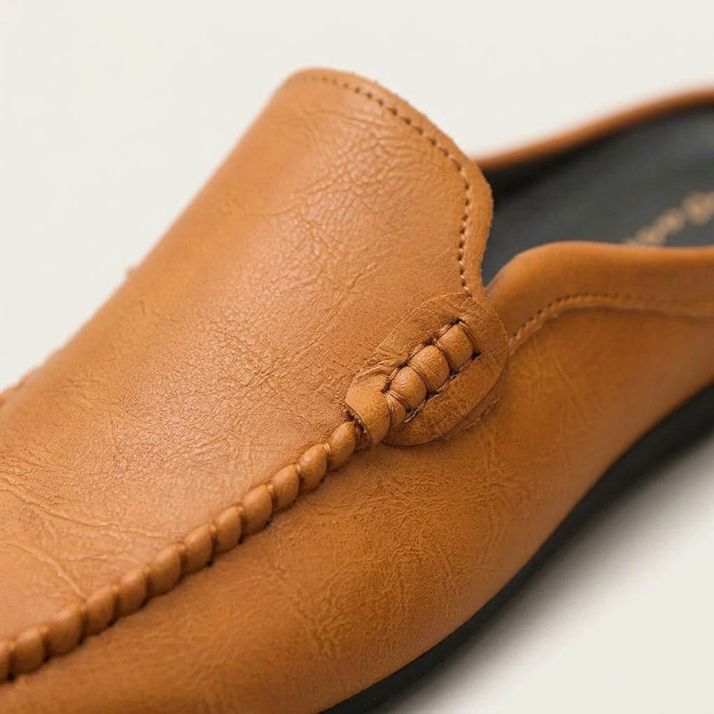 Mavori Leather Mules