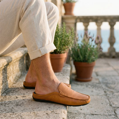 Mavori Leather Mules