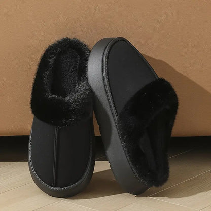 Freya Plush Slip-On Slippers
