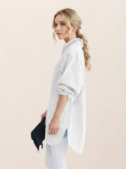 Oversized 100% Cotton Linen Shirt
